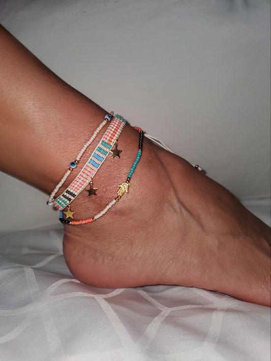 Star anklet bracelet