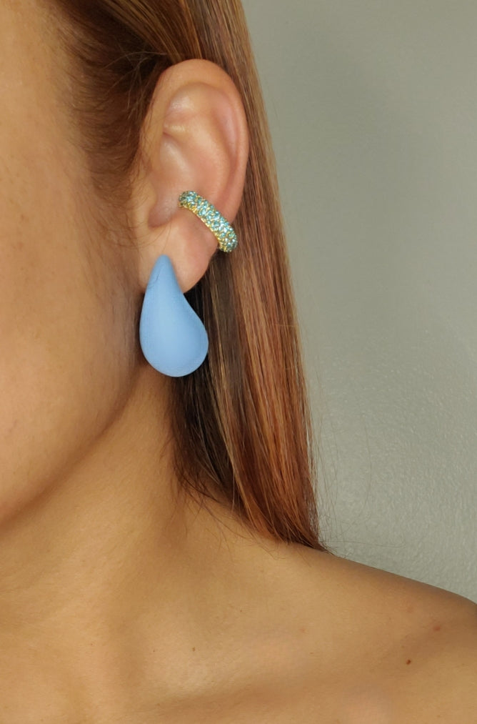 Colorful waterdrop earrings