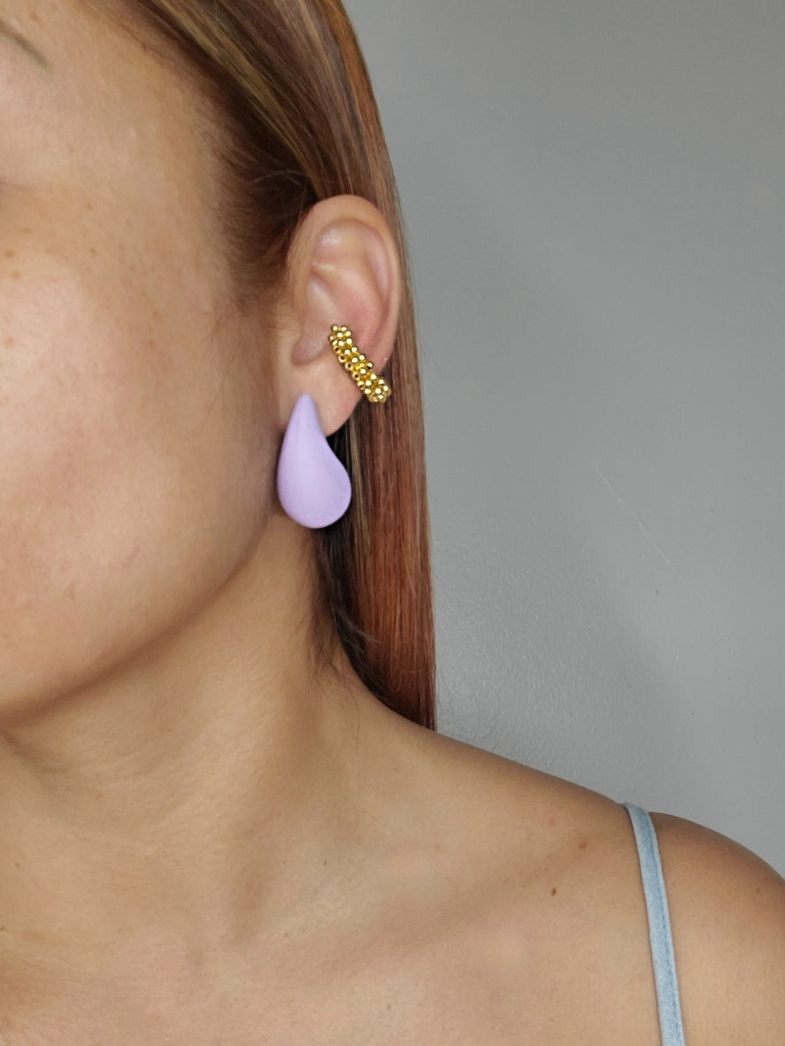 Colorful waterdrop earrings