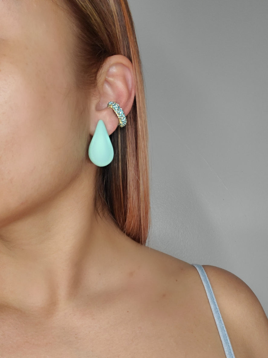 Colorful waterdrop earrings