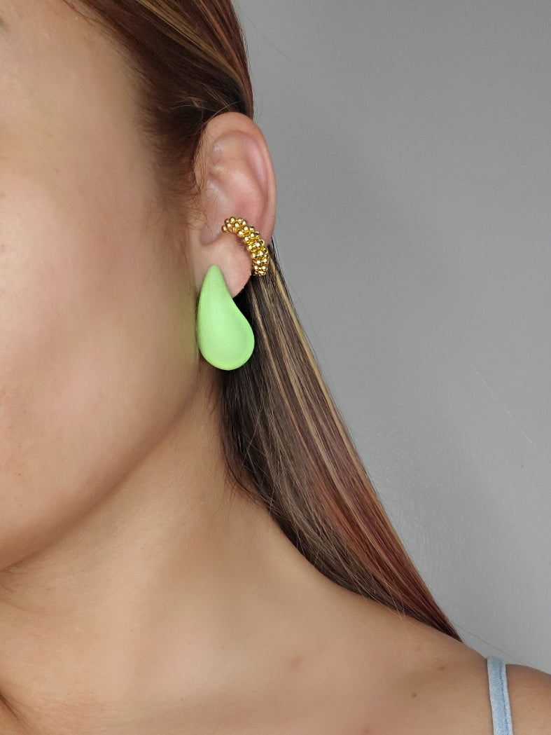 Colorful waterdrop earrings