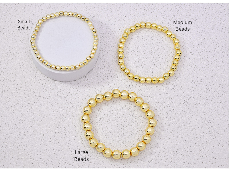 Golden pearls ( set of 2)